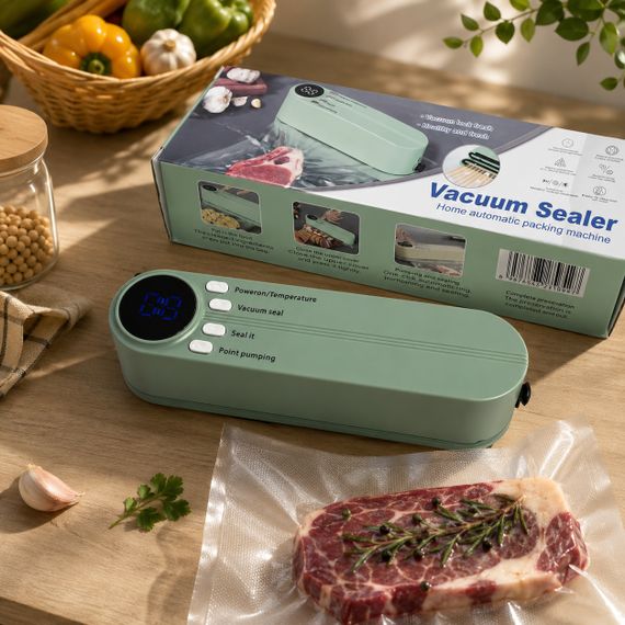 Аккумуляторный вакуумный упаковщик Vacuum Sealer | Зображення 1