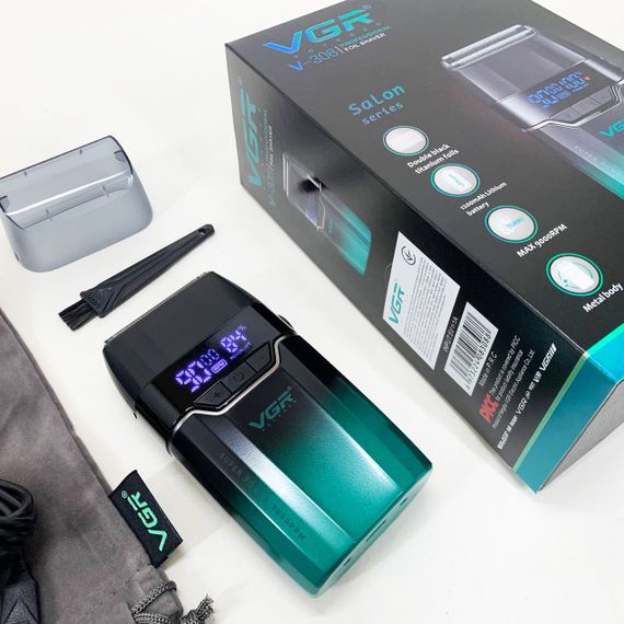 Профессиональная электробритва с насадками VGR V-308, Электробритва для профессионального бритья EJ-71 | Зображення 3