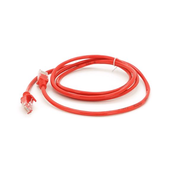 Патч-корд литий RITAR, UTP, RJ45, Cat.5e, 1,5m, червоний, Cu (мідь)
