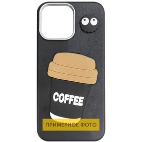 Чохол TPU Leather Toys для Xiaomi Redmi Note 14 Pro 5G Coffee / Black