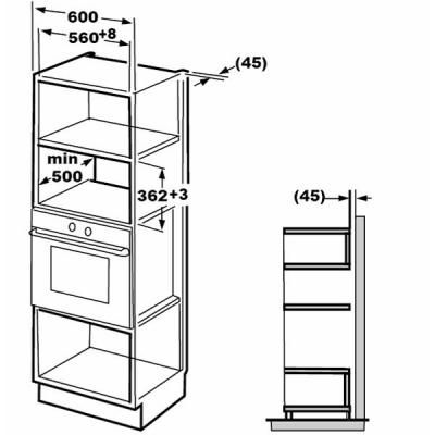 Микроволновая печь Hansa AMM20BEXH | Зображення 2