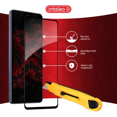 Стекло защитное Intaleo Full Glue Infinix Hot 50 4G Black (1283126607318) | Зображення 4