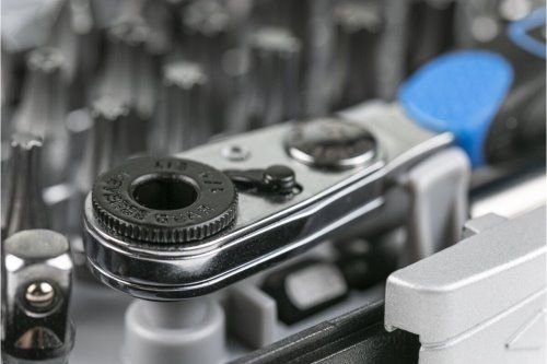 Набір біт з храповиком 1, 4", HT1R460 уп 33 шт Hoegert | Зображення 2