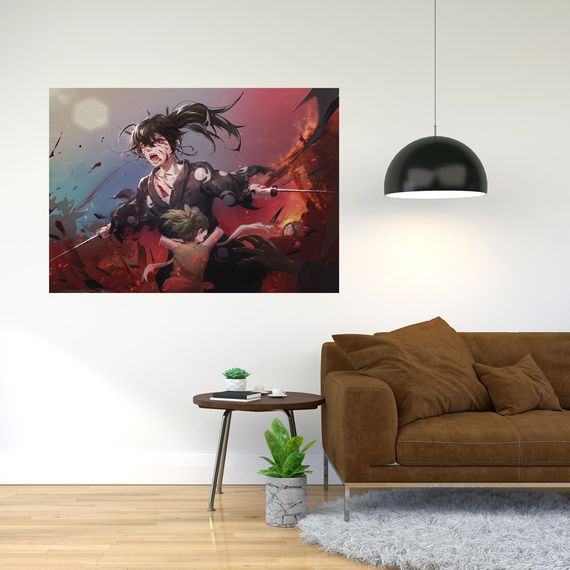 Плакат-постер з принтом Кавун Dororo - Дороро 10 А3 ПЛ000647(А3+)