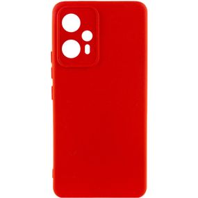 Чехол Silicone Cover Lakshmi Full Camera (A) для Xiaomi Redmi Note 12T Pro Full camera, Червоний / Red