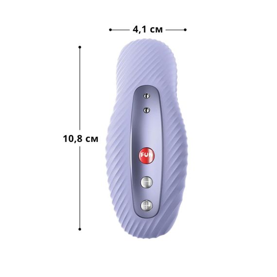Накладний вібратор Fun Factory LAYA III soft violet, ефект постукування пальцем sexstyle | Зображення 1