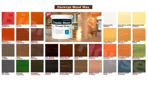 Wood Wax Bionic-House краска-воск для дерева | Зображення 1