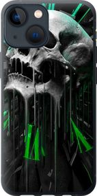 Чехол на iPhone 13 Mini Череп-часы "4100u-2373-17620"