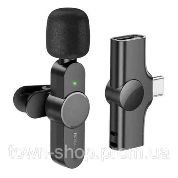 Микрофон беспроводной цифровой IP Borofone Trophy Lavalier BFK12 6348