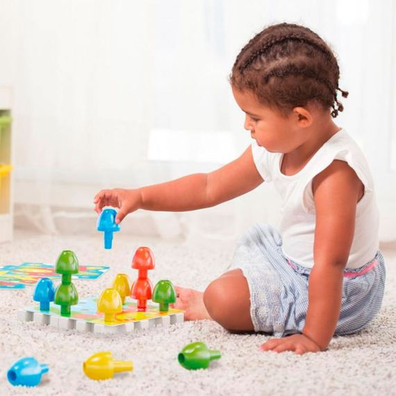 Розвиваючий набір мозаїки 2 в 1 Quercetti 2270-Q 16 фішок, 4 картки, 4 основи | Зображення 4