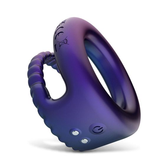 Ерекційне віброкільце Hueman - Jupiter Vibrating Cock and Ball Ring Sex Aura | Зображення 5