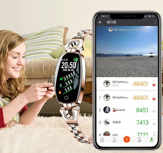 UWatch Фітнес-трекер Smart SUPERMiss RoseGold | Зображення 6