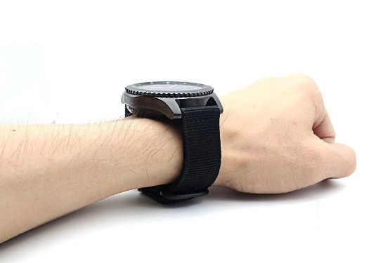 Нейлоновий ремінець Primo Traveller для годинника Samsung Gear S3 Classic SM-R770 / Frontier RM-760 - Black | Зображення 3