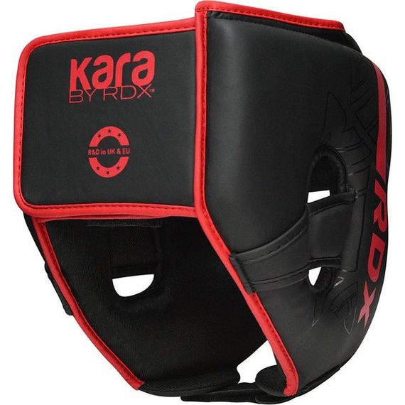Шолом боксерський  RDX F6 KARA Matte Red M (капа у комплекті) | Зображення 4