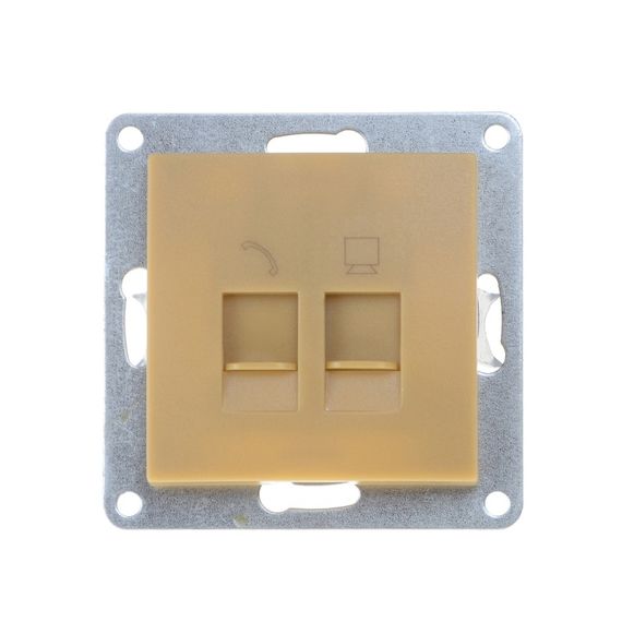 Розетка шампань NB-1TF+1PC iv