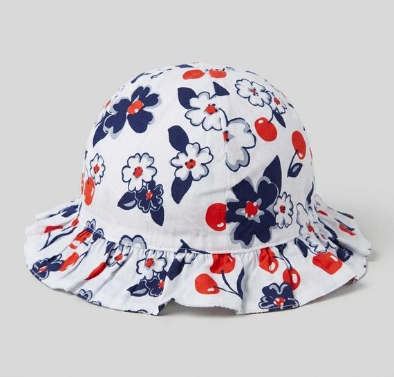 Панама дитяча двохстороння для дівчинки Chicco 48-49 см Різнобарвний (250426025) | Зображення 1