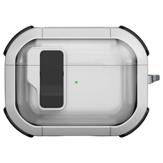 Футляр протиударний Locking Button для навушників Airpods Pro White