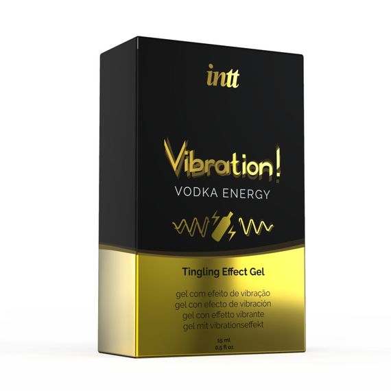 Рідкий вібратор Intt Vibration Vodka (15 мл), густий гель, дуже смачний, діє до 30 хвилин | Зображення 2