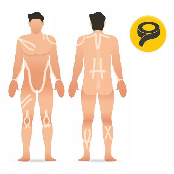 Стрічка кінезіологічна (кінезіо тейп) 4FIZJO 5 см x 31 м Beige (P-5905973405539) | Зображення 3