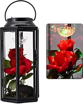 Світловий ліхтар HOHOTIME, обертові 3 кольорові стійкі до падінь підвісні світильники зі штучними | Зображення 9