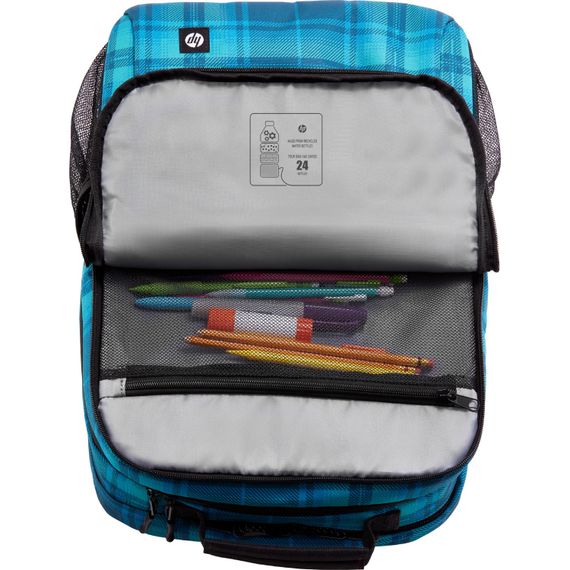 Рюкзак для ноутбука HP 16.1" Campus Tartan Plaid, блакитний | Зображення 7