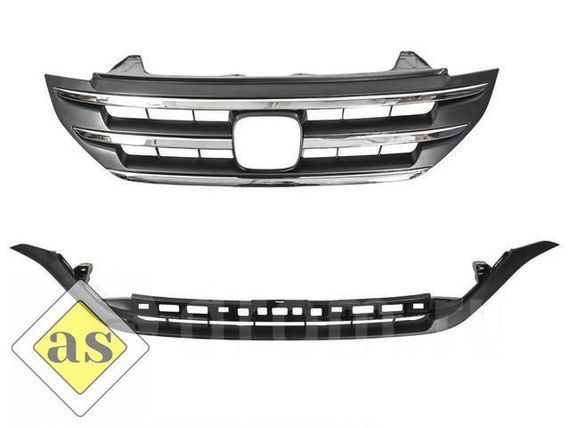 Решетка радиатора Honda CR-V '12-15 c хром. накладками (Signeda) 71121T0GA01ZA