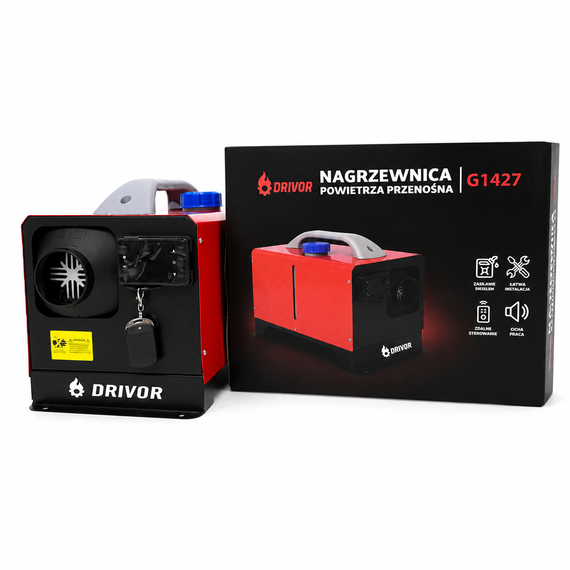 Автономний дизельний обігрівач DRIVOR 9 кВт 12/24 В Bluetooth переносний обігрівач салону авто для гаража | Зображення 8