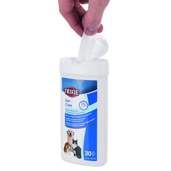 Серветки Trixie     для догляду за вухами   30шт | Зображення 2