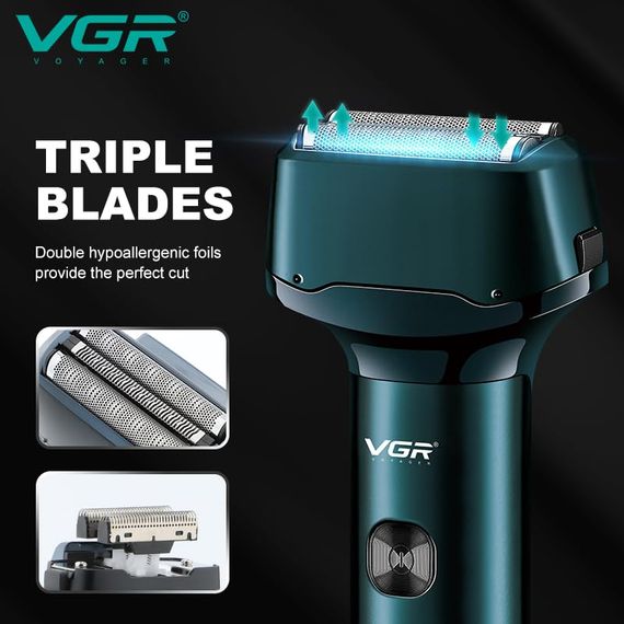 Бездрова акумуляторна електробритва VGR V-371 (41902-V-371_412) | Зображення 6