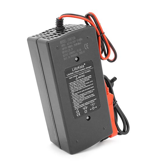 Зарядка LiitoKala Lii-292100 для LiFePO4 АКБ 8S-29.2V10A,крокодилы,BOX | Зображення 2
