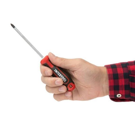 Викрутка PH1*100 мм, S2, STORM INTERTOOL VT-34161 | Зображення 3