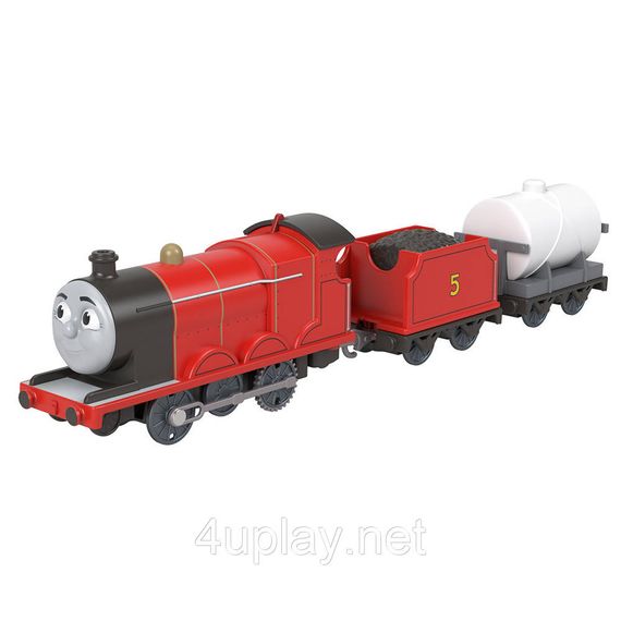 Классический моторизованный поезд Джеймс из юбилейной серии к 80-летию Thomas & Friends Оригинал Fisher-Price | Зображення 1