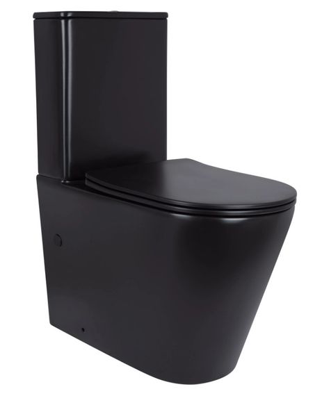 Унітаз підлоговий Qtap Scorpio Ultra Quiet з сидінням Slim Duroplast/ Soft-close/ Quick Release QT14226088AMB