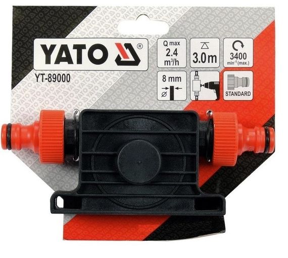 Насос для води до дриля помпа YATO YT-89000 | Зображення 5