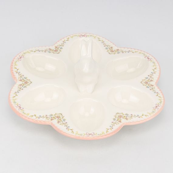 Пасхальное блюдо для яиц Rabbit Egg Plate 25 см | Зображення 3