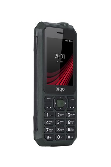 Мобільний телефон ERGO F248 Defender Dual Sim Green | Зображення 1