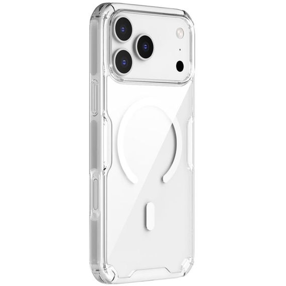 TPU чохол Nillkin Nature Pro Magnetic для Apple iPhone 17 Pro / 18 Pro (6.3") Безбарвний (прозорий)