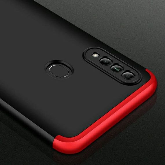 Чохол GKK 360 градусів для Oppo A31 колір Чорно-Червоний | Зображення 1