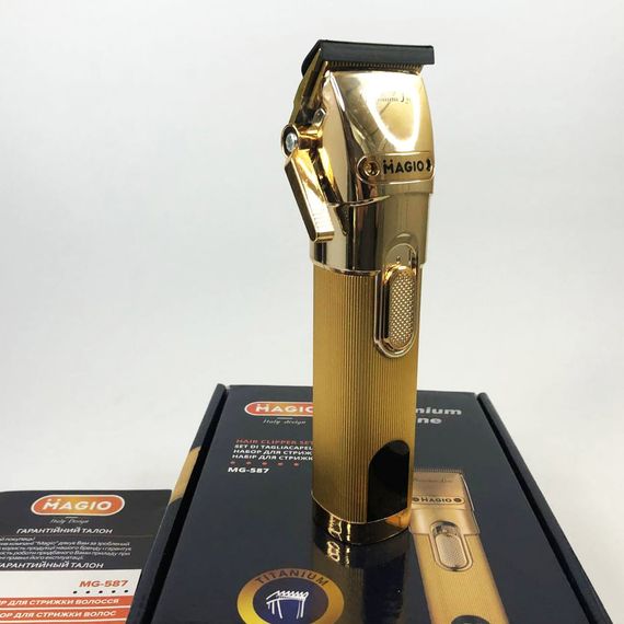 Машинка для стрижки волосся MAGIO MG-587, професійна електробритва бездротова, електромашинка | Зображення 6
