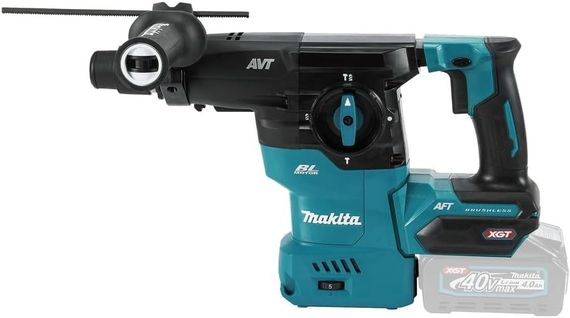 Перфоратор аккумуляторный Makita HR008GZ (3.9 Дж, SDS-PLUS, XGT, BL, AWS, AVT, без аккумуляторов и зарядного устройства) | Зображення 1