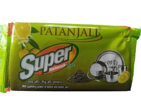 МИЛО ДЛЯ МИТЯ ПОСУДИ з Лимоном і золою, 4шт*225гр, PATANJALI