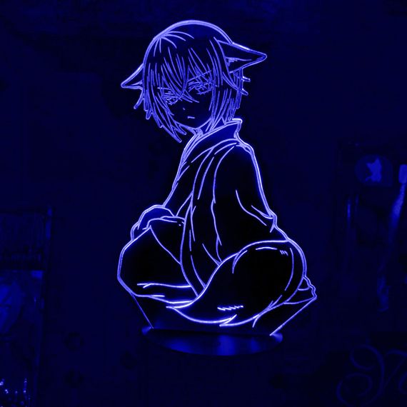 Акриловый светильник-ночник Томоэ 2 синий tty-n001843