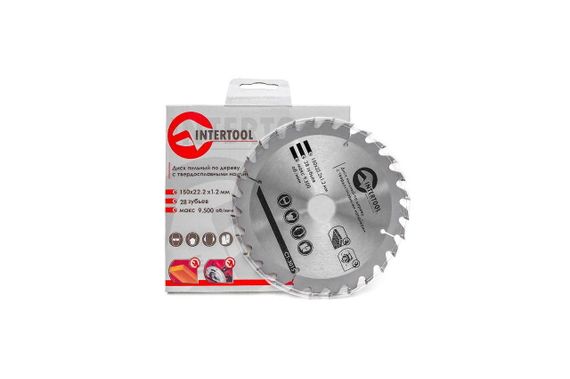 Диск пильный Intertool - 150 х 27T х 22,2 мм (CT-3015) | Зображення 2