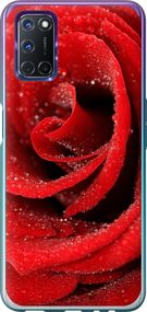 Чехол на Oppo A72 Красная роза "529u-2011-17620"