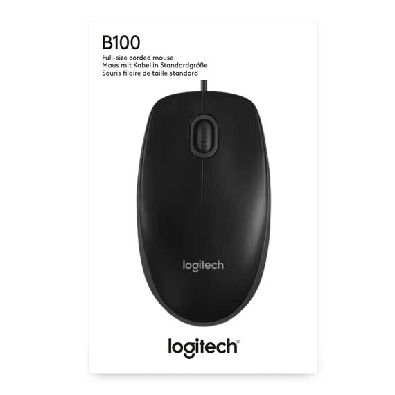 Миша Logitech B100 USB | Зображення 6