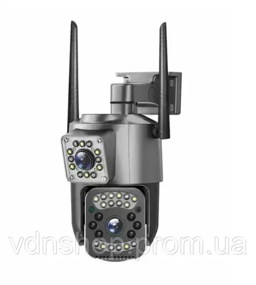 Вулична WIFI камера відеоспостереження поворотна Smart Home Camera SC03 V380 Pro на два об'єктиви