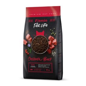 Fitmin cat For Life Castrate Beef (для стерилізованих з яловичиною), 1,8 кг