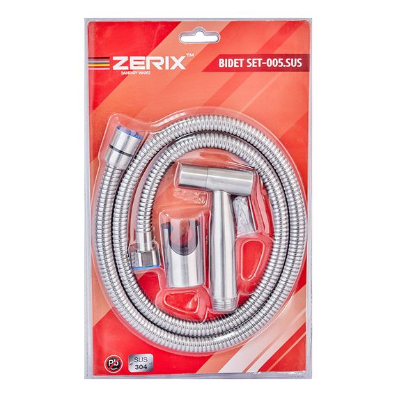 Набір для гігієнічного душу Zerix Bidet SET-005.SUS (нерж. сталь) (ZX5026) | Зображення 2