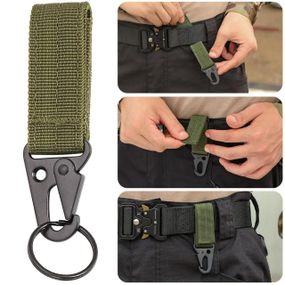 Тактический карабин с пряжкой на пояс (10х3см) / Крепление на ремень с металлическим карабином