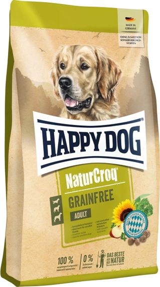 Сухий корм для собак з птицею та лососем Happy Dog NaturCroq Grainfree, 4 кг